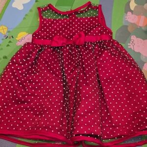 Penelope Mack Red Dress with White Dots